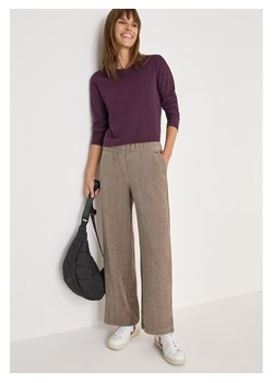 Cecil Spodnie w kolorze beżowym ze sklepu Limango Polska w kategorii Spodnie damskie - zdjęcie 187745253