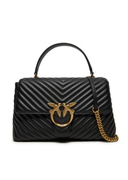 Torebka Pinko Love Lady Puff Big Cl PE 23 PLTT 100042 A0GK Czarny ze sklepu eobuwie.pl w kategorii Kopertówki - zdjęcie 187745302