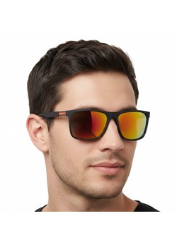 Męskie okulary przeciwsłoneczne polaryzacyjne z filtrem UV400 lustrzane EST-400A ze sklepu Stylion w kategorii Okulary przeciwsłoneczne męskie - zdjęcie 187745422