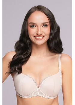 Ava 2256 Asielle biustonosz usztywniany, koronkowe wykończenia beige ze sklepu kontri.pl w kategorii Biustonosze - zdjęcie 187745623