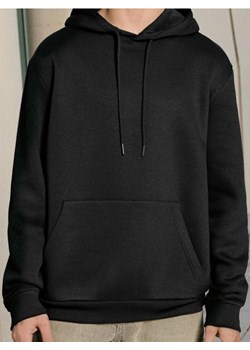 Sinsay - Bluza hoodie basic - czarny ze sklepu Sinsay w kategorii Bluzy męskie - zdjęcie 187746192