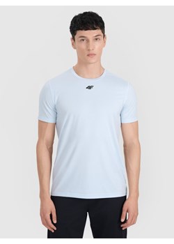 Męska koszulka treningowa 4F 4FWAW25TFTSM1522 - niebieska ze sklepu Sportstylestory.com w kategorii T-shirty męskie - zdjęcie 187746533