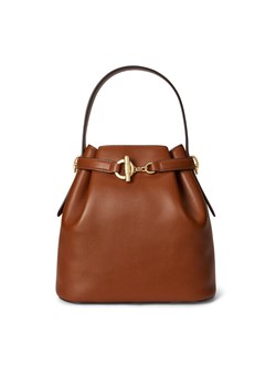 Torebka LAUREN RALPH LAUREN 431982787002 Brązowy ze sklepu eobuwie.pl w kategorii Torebki worki - zdjęcie 187747711