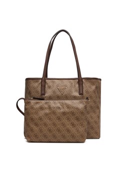 Torebka Guess Victtoria HWESG9 51428 Brązowy ze sklepu eobuwie.pl w kategorii Torby Shopper bag - zdjęcie 187747712