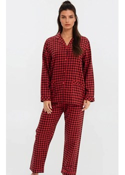 Bawełniana piżama damska w kratkę X-MAS, Kolor czerwono-czarny, Rozmiar S/M, PURE SIN ze sklepu Primodo w kategorii Piżamy damskie - zdjęcie 187748224