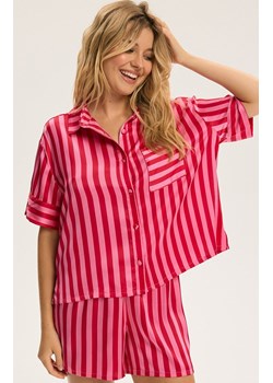 Rozpinana piżama damska Cress 44154-30X, Kolor różowy-wzór, Rozmiar L, Esotiq ze sklepu Primodo w kategorii Piżamy damskie - zdjęcie 187748241