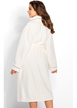 Szlafrok damski ciepły Dolce Vita Long, Kolor ecru, Rozmiar 3XL, Momenti per me ze sklepu Primodo w kategorii Szlafroki damskie - zdjęcie 187748273