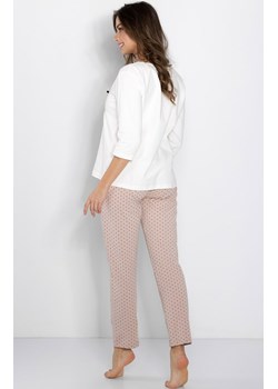 Piżama damska bawełniana Eliza, Kolor ecru-różowy, Rozmiar M, Momenti per me ze sklepu Primodo w kategorii Piżamy damskie - zdjęcie 187748300