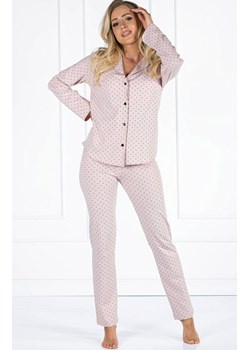 Piżama damska rozpinana Eveline, Kolor róż pudrowy, Rozmiar L, Momenti per me ze sklepu Primodo w kategorii Piżamy damskie - zdjęcie 187748310