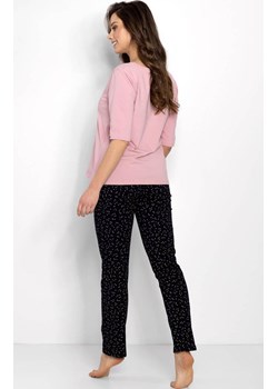 Piżama damska bawełniana Forget Me Not, Kolor różowo-czarny, Rozmiar S, Momenti per me ze sklepu Primodo w kategorii Piżamy damskie - zdjęcie 187748320