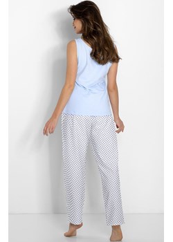 Piżama damska bawełniana Maelle, Kolor niebieski-wzór, Rozmiar S, Momenti per me ze sklepu Primodo w kategorii Piżamy damskie - zdjęcie 187748340