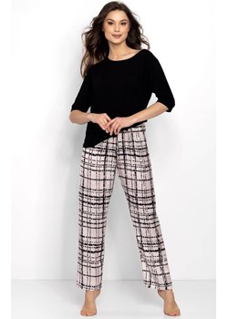 Piżama damska dwuczęściowa Timeless, Kolor piaskowo-czarny, Rozmiar S, Momenti per me ze sklepu Primodo w kategorii Piżamy damskie - zdjęcie 187748381