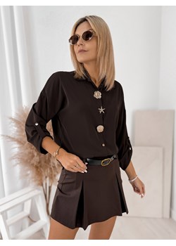 koszula wilkins ciemnobrązowa one size ze sklepu UBRA w kategorii Koszule damskie - zdjęcie 187749123