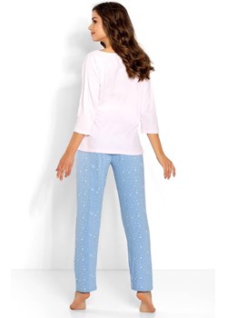 Piżama damska dwuczęściowa Monique, Kolor różowo-niebieski, Rozmiar S, Momenti per me ze sklepu Intymna w kategorii Piżamy damskie - zdjęcie 187749262