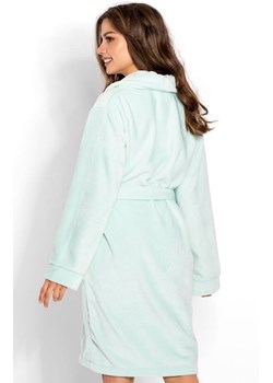 Szlafrok damski ciepły Fiona, Kolor miętowy, Rozmiar S, Momenti per me ze sklepu Intymna w kategorii Szlafroki damskie - zdjęcie 187749323