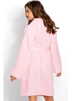 Szlafrok damski ciepły Jessica, Kolor różowy, Rozmiar S, Momenti per me ze sklepu Intymna w kategorii Szlafroki damskie - zdjęcie 187749333