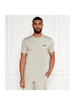 BOSS GREEN T-shirt Check TOC | Slim Fit | stretch ze sklepu Gomez Fashion Store w kategorii T-shirty męskie - zdjęcie 187749472