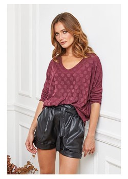 Joséfine Wełniany sweter &quot;Lolita&quot; w kolorze bordowym ze sklepu Limango Polska w kategorii Swetry damskie - zdjęcie 187749804