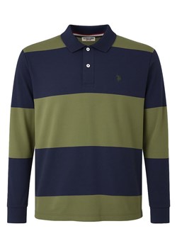 U.S. Polo Assn. Koszulka polo w kolorze granatowo-zielonym ze sklepu Limango Polska w kategorii T-shirty męskie - zdjęcie 187749853