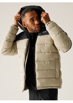 Regatta Kurtka pikowana &quot;Aldthorn&quot; w kolorze beżowo-czarnym ze sklepu Limango Polska w kategorii Kurtki męskie - zdjęcie 187750652