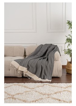 Mijolnir Pled &quot;Baliksirti&quot; w kolorze antracytowo-kremowym ze sklepu Limango Polska w kategorii Tekstylia - zdjęcie 187752040