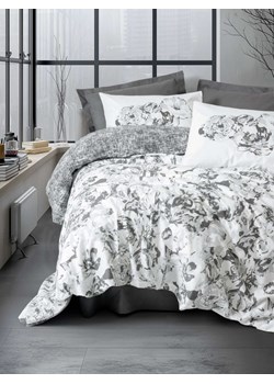 Mijolnir Komplet pościeli renforcé &quot;Florva&quot; w kolorze biało-antracytowym ze sklepu Limango Polska w kategorii Pościele - zdjęcie 187752142