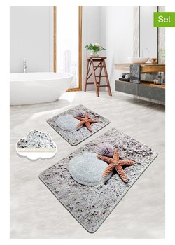 Mijolnir Dywaniki łazienkowe (2 szt.) w kolorze szaro-fioletowo-jasnobrązowym ze sklepu Limango Polska w kategorii Akcesoria łazienkowe - zdjęcie 187752320