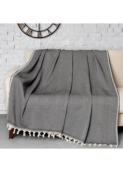 Mijolnir Pled &quot;Trendy&quot; w kolorze czarno-kremowym ze sklepu Limango Polska w kategorii Tekstylia - zdjęcie 187752321