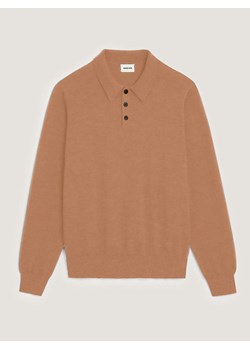 Rodier Wełniany sweter w kolorze jasnobrązowym ze sklepu Limango Polska w kategorii Swetry męskie - zdjęcie 187752440