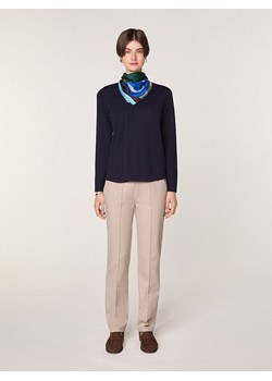 Rodier Wełniany sweter w kolorze granatowym ze sklepu Limango Polska w kategorii Swetry damskie - zdjęcie 187752564