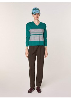 Rodier Wełniany sweter w kolorze zielono-szarym ze sklepu Limango Polska w kategorii Swetry damskie - zdjęcie 187752590