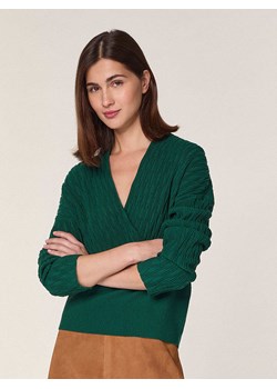 Rodier Wełniany sweter w kolorze zielonym ze sklepu Limango Polska w kategorii Swetry damskie - zdjęcie 187752711