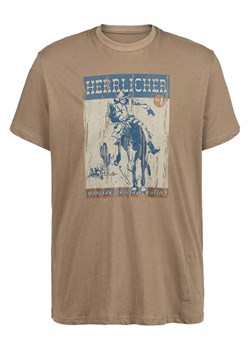 Herrlicher Koszulka w kolorze jasnobrązowym ze sklepu Limango Polska w kategorii T-shirty męskie - zdjęcie 187752901