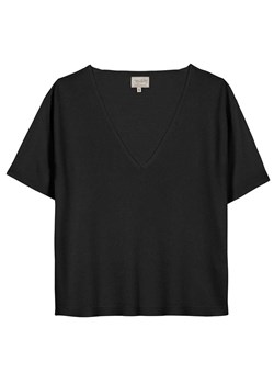 Herrlicher Koszulka &quot;Novalee&quot; w kolorze czarnym ze sklepu Limango Polska w kategorii Bluzki damskie - zdjęcie 187753283