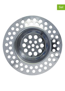 Wenko Sitka (2 szt.) w kolorze srebrnym do odpływu - Ø 7 cm ze sklepu Limango Polska w kategorii Akcesoria kuchenne - zdjęcie 187753401