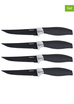 Wenko Noże (4 szt.) &quot;Otis&quot; w kolorze czarnym do steków - dł. 21,5 cm ze sklepu Limango Polska w kategorii Noże kuchenne - zdjęcie 187753411