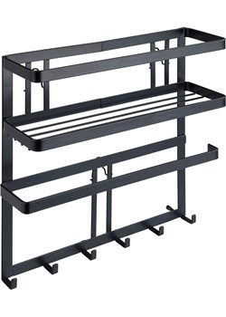 Wenko Regał kuchenny w kolorze czarnym - 30 x 33 x 9 cm ze sklepu Limango Polska w kategorii Regały i witryny - zdjęcie 187753733