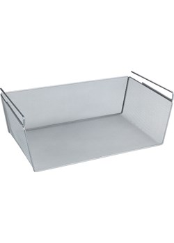 Wenko Koszyk w kolorze srebrnym na regał  - 49 x 18 x 28 cm ze sklepu Limango Polska w kategorii Pojemniki kuchenne - zdjęcie 187753781