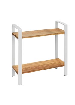 Wenko Regał kuchenny &quot;Louisa&quot; w kolorze jasnobrązowo-białym - 32 x 33 x 11 cm ze sklepu Limango Polska w kategorii Regały i witryny - zdjęcie 187753822