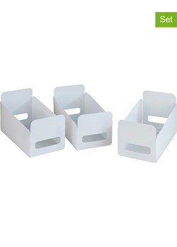 Wenko Pudełka (3 szt.) w kolorze białym - 30 x 18 x 15 cm ze sklepu Limango Polska w kategorii Pojemniki kuchenne - zdjęcie 187753854