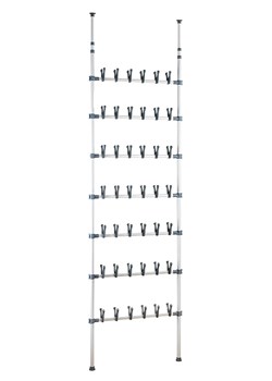 Wenko Teleskopowy regał &quot;Atlas&quot; w kolorze biało-szarym na buty - 68,5 x 300 x 8,5 cm ze sklepu Limango Polska w kategorii Szafy - zdjęcie 187754162