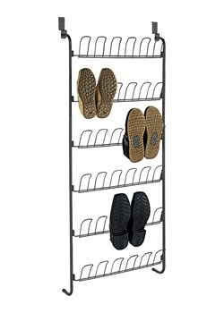 Wenko Regał w kolorze czarnym na drzwi - 59 x 151 x 14 cm ze sklepu Limango Polska w kategorii Szafy - zdjęcie 187754174