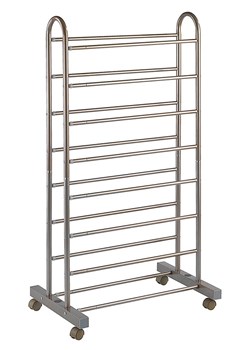 Wenko Regał &quot;Giant&quot; w kolorze srebrnym na buty - 125,5 x 43 cm ze sklepu Limango Polska w kategorii Szafy - zdjęcie 187754183