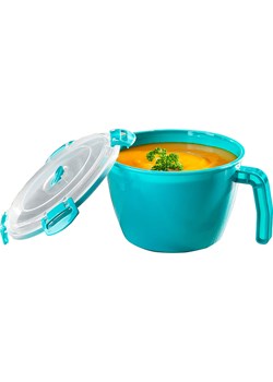 Wenko Pojemnik w kolorze turkusowym do mikrofalówki - 900 ml ze sklepu Limango Polska w kategorii Pojemniki kuchenne - zdjęcie 187754422