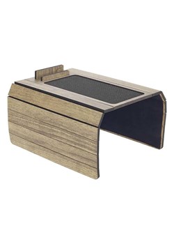 Wenko Wielofunkcyjna taca w kolorze jasnobrązowym na sofę - wys. 28 x 49 cm ze sklepu Limango Polska w kategorii Misy i tace dekoracyjne - zdjęcie 187754830