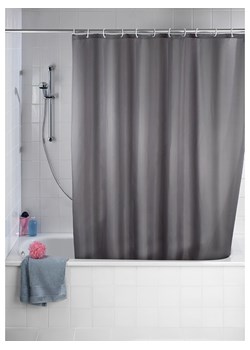 Wenko Zasłona prysznicowa &quot;Uni&quot; w kolorze szarym - 200 x 180 cm ze sklepu Limango Polska w kategorii Akcesoria łazienkowe - zdjęcie 187755450