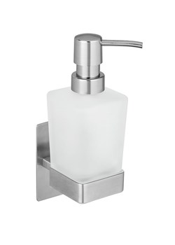 Wenko Dozownik mydła &quot;Genova&quot; w kolorze srebrno-białym - 200 ml ze sklepu Limango Polska w kategorii Dozowniki do mydła - zdjęcie 187755864