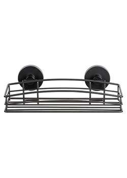 Wenko Półka prysznicowa &quot;Vacuum-Loc Bari&quot; w kolorze czarnym - 26 x 6,5 x 14 cm ze sklepu Limango Polska w kategorii Akcesoria łazienkowe - zdjęcie 187755952