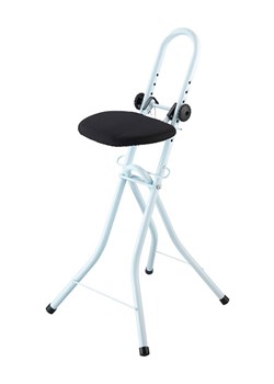 Wenko Krzesło w kolorze biało-czarnym do prasowania ze sklepu Limango Polska w kategorii Pufy i siedziska - zdjęcie 187756151