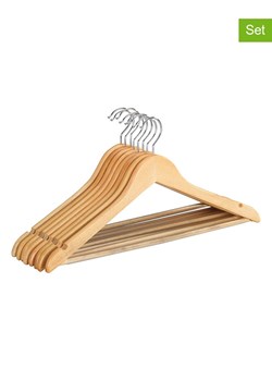 Wenko Wieszaki (8 szt.) &quot;Eco&quot; w kolorze beżowym - 45 x 23,5 cm ze sklepu Limango Polska w kategorii Szafy - zdjęcie 187756154